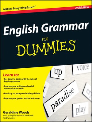 cover image of English Grammar For Dummies